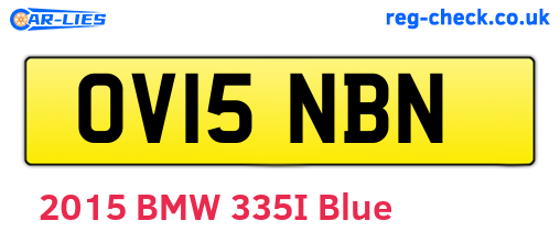 OV15NBN are the vehicle registration plates.