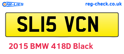 SL15VCN are the vehicle registration plates.
