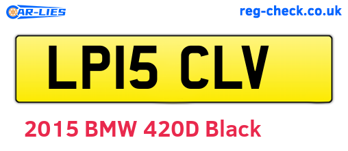 LP15CLV are the vehicle registration plates.