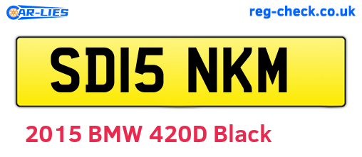 SD15NKM are the vehicle registration plates.