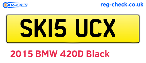 SK15UCX are the vehicle registration plates.