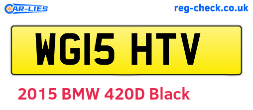 WG15HTV are the vehicle registration plates.