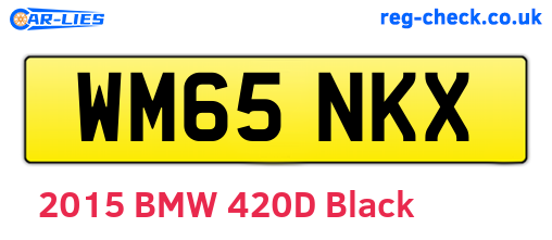 WM65NKX are the vehicle registration plates.
