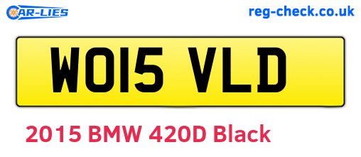 WO15VLD are the vehicle registration plates.