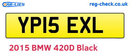 YP15EXL are the vehicle registration plates.