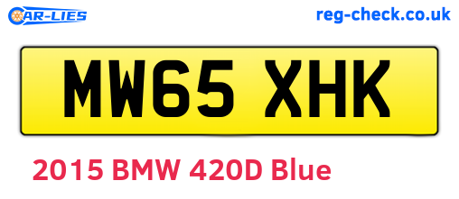 MW65XHK are the vehicle registration plates.