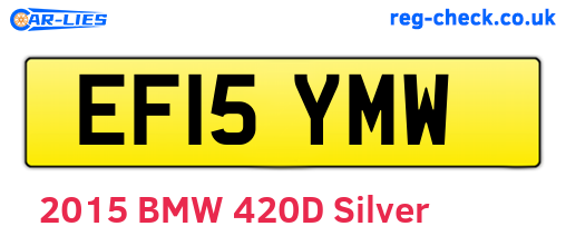 EF15YMW are the vehicle registration plates.