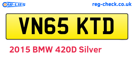 VN65KTD are the vehicle registration plates.