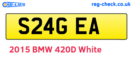 S24GEA are the vehicle registration plates.