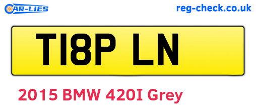 T18PLN are the vehicle registration plates.