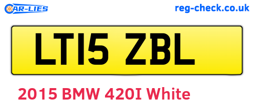 LT15ZBL are the vehicle registration plates.