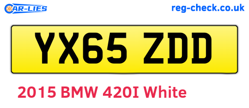 YX65ZDD are the vehicle registration plates.