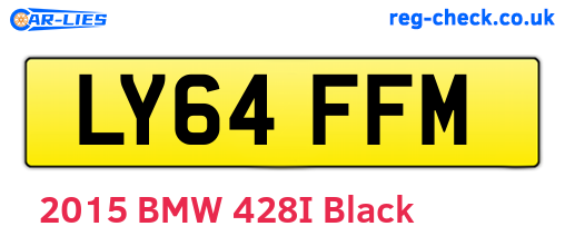 LY64FFM are the vehicle registration plates.