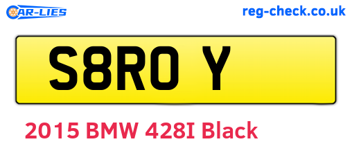 S8ROY are the vehicle registration plates.