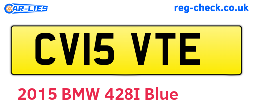 CV15VTE are the vehicle registration plates.