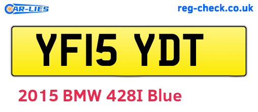 YF15YDT are the vehicle registration plates.