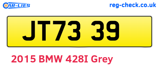JT7339 are the vehicle registration plates.