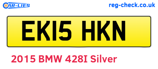 EK15HKN are the vehicle registration plates.