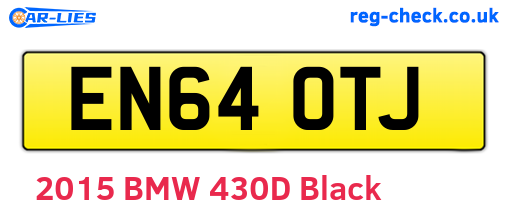 EN64OTJ are the vehicle registration plates.