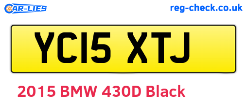 YC15XTJ are the vehicle registration plates.