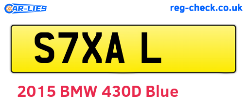 S7XAL are the vehicle registration plates.