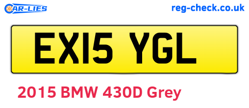 EX15YGL are the vehicle registration plates.