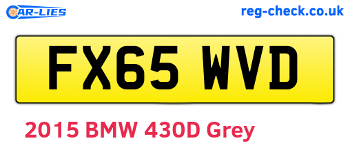 FX65WVD are the vehicle registration plates.