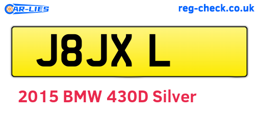 J8JXL are the vehicle registration plates.