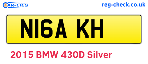 N16AKH are the vehicle registration plates.