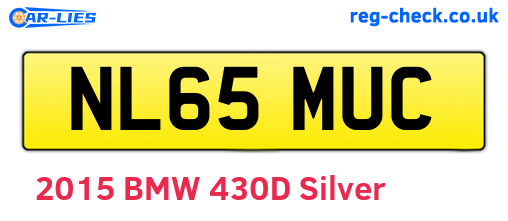 NL65MUC are the vehicle registration plates.