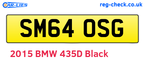 SM64OSG are the vehicle registration plates.