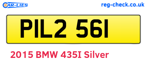 PIL2561 are the vehicle registration plates.