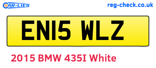EN15WLZ are the vehicle registration plates.