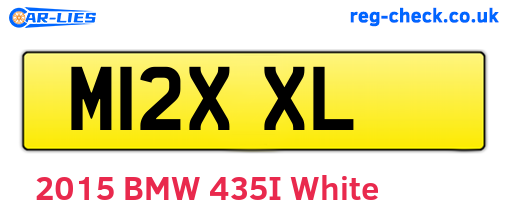 M12XXL are the vehicle registration plates.