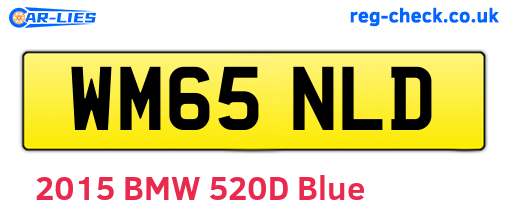 WM65NLD are the vehicle registration plates.