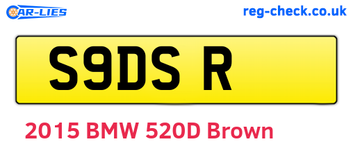 S9DSR are the vehicle registration plates.