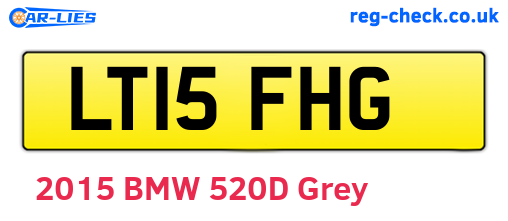 LT15FHG are the vehicle registration plates.