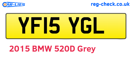 YF15YGL are the vehicle registration plates.