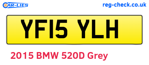 YF15YLH are the vehicle registration plates.