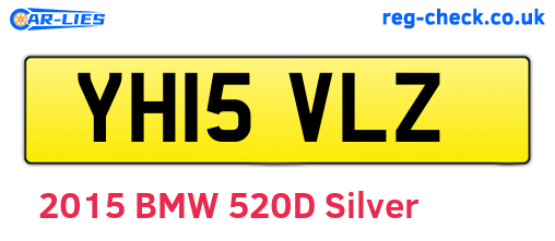YH15VLZ are the vehicle registration plates.