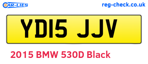 YD15JJV are the vehicle registration plates.