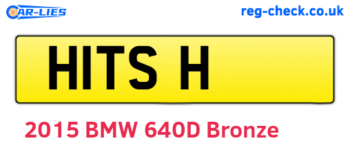 H1TSH are the vehicle registration plates.