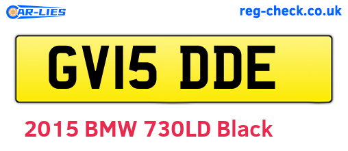 GV15DDE are the vehicle registration plates.