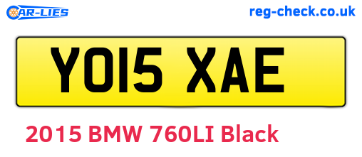 YO15XAE are the vehicle registration plates.
