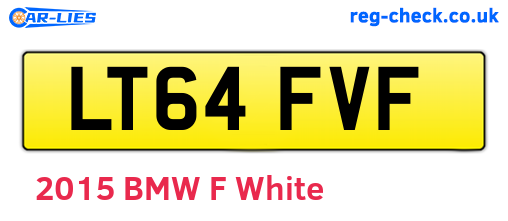 LT64FVF are the vehicle registration plates.