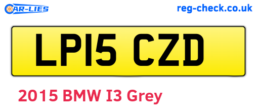 LP15CZD are the vehicle registration plates.