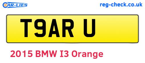 T9ARU are the vehicle registration plates.