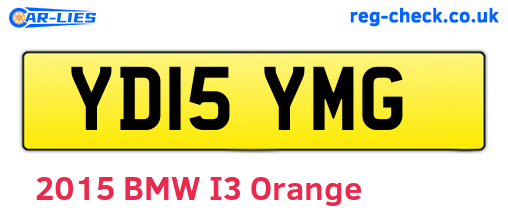 YD15YMG are the vehicle registration plates.