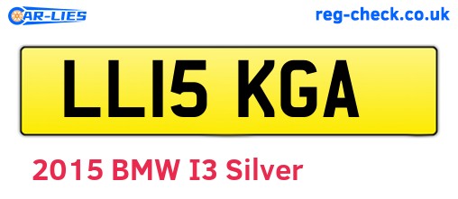 LL15KGA are the vehicle registration plates.