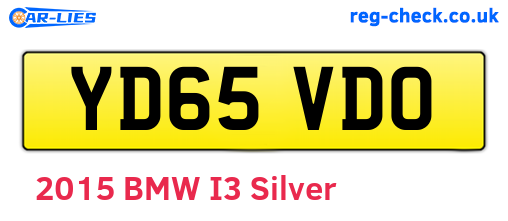 YD65VDO are the vehicle registration plates.